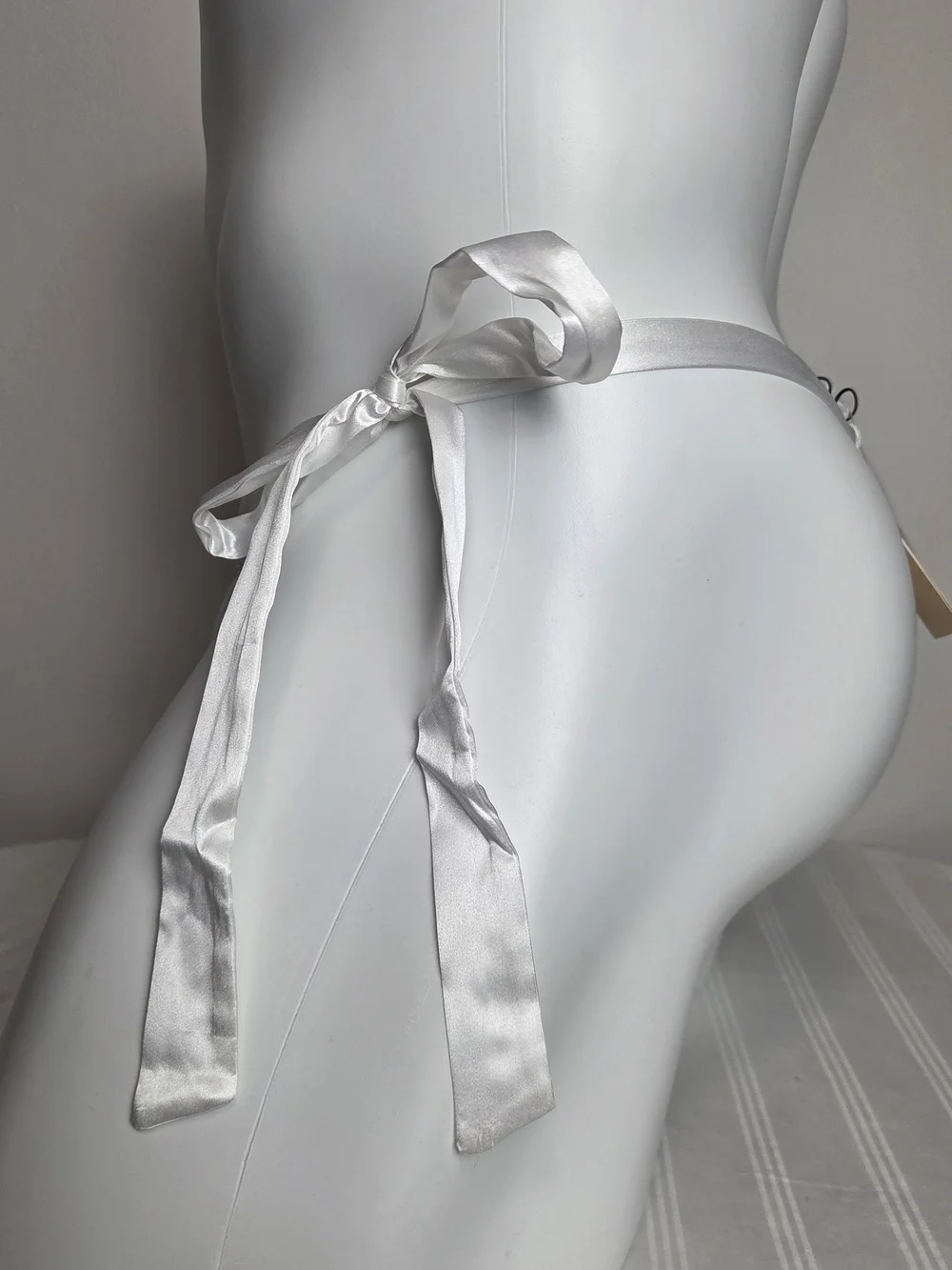 Cosabella White Tie-Side Brief